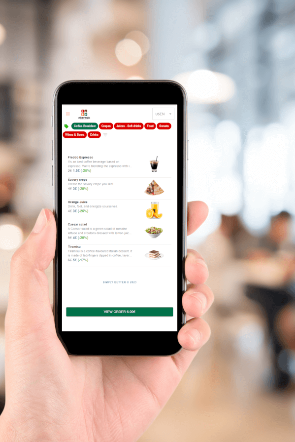 Digital Menu Guests