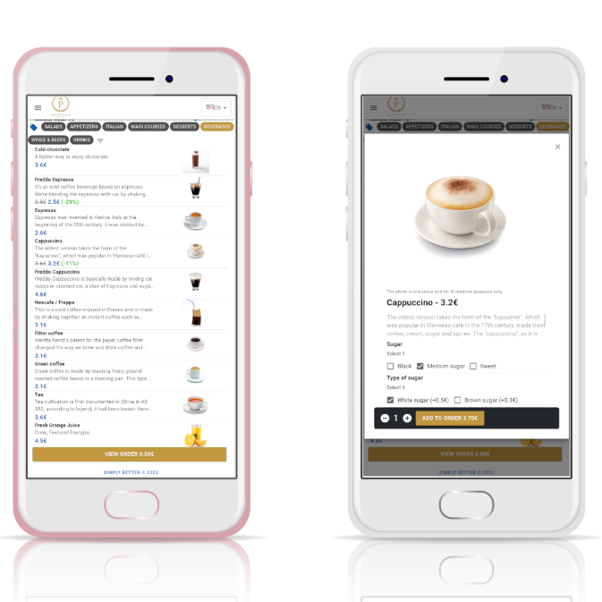 Digital Ordering for Customers